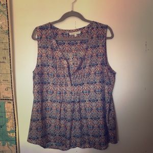 Daniel Rainn multi colored blouse